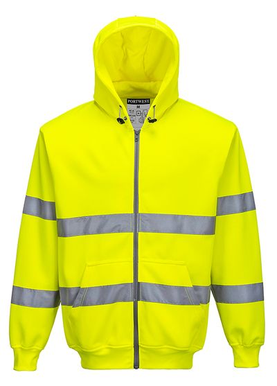 HiVis vetoketjuhuppari