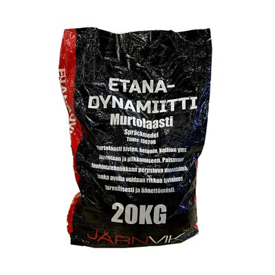 Etanadynamiitti 20kg 10-25 astetta säkki