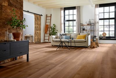 Vinyylilattia mFLOR Broad Leaf 41813 Dark Sycamore 3,37m2