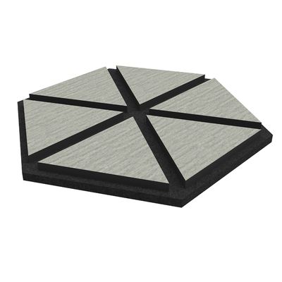 Akustiikkalevy 18x300x260mm Hexalus harmaa