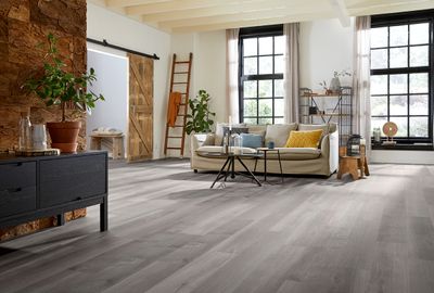 Vinyylilattia mFLOR Broad Leaf 41828 Grey Sycamore 3,37m2
