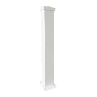 Aitatolppasetti alumiinia 76x76mm / 100cm